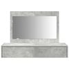 vidaXL Dressing Table Grey 100 x 40 x 70 cm Engineered Wood