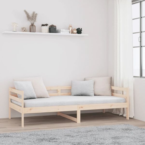 vidaXL Day Bed without Mattress 80x200cm Solid Wood Pine