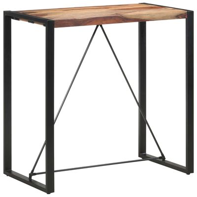 vidaXL Bar Table 110x60x110 cm Solid Sheesham Wood