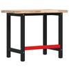 vidaXL Workbench 100x60x83 cm Solid Wood Acacia Rectangular