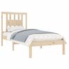 vidaXL Bed Frame without Mattress Solid Wood Single