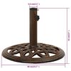 vidaXL Umbrella Base Bronze 40x40x32 cm Cast Iron