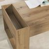 vidaXL Coffee Table Artisan Oak 110 x 50 x 41 cm Engineered Wood