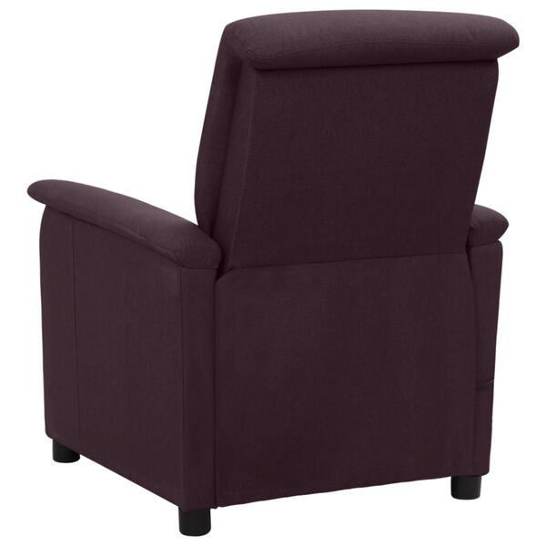vidaXL Massage Chair Purple Fabric