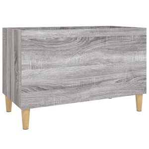 vidaXL Record Cabinet Grey Sonoma 74.5x38x48 cm Engineered Wood