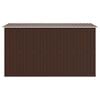 vidaXL Garden Shed 257x298x178 cm Metal Brown