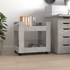 vidaXL Desk Trolley Concrete Grey 60x45x60 cm Engineered Wood