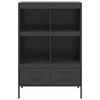 vidaXL Highboard Black 68x39x101.5 cm Steel