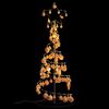 vidaXL LED Christmas Tree with Baubles 80 LEDs Warm White 120 cm