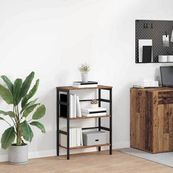 vidaXL Bookshelf Old Wood 60 x 29.5 x 81 cm Engineered Wood