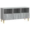 vidaXL TV Cabinet Grey Sonoma 102 x 34.5 x 50 cm Engineered Wood
