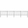 vidaXL Garden Fence | Steel | Sturdy | Rectangular | Modern