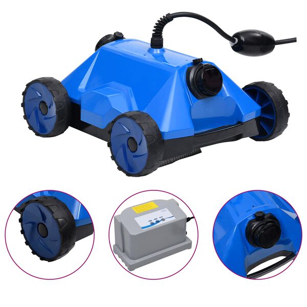 vidaXL Pool Sweeps Blue 48 x 46 x 31.5 cm Plastic