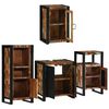 vidaXL Bathroom Furniture Set 4 pcs Multicolour Solid Reclaimed Wood