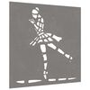 vidaXL Garden Wall Decoration 55x55 cm Corten Steel Ballet Dancer Design