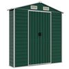 vidaXL Garden Shed Green 191x725x198 cm Galvanised Steel