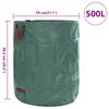 vidaXL Garden Waste Bags 12 pcs Green 79 x 79 x 99.5 cm Polypropylene