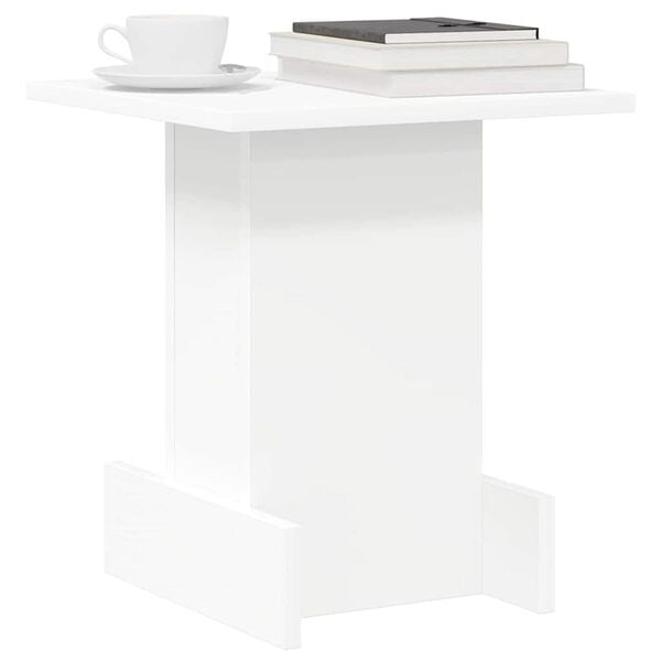 vidaXL End Table White 35.5 x 35 x 40 cm Engineered Wood