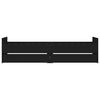 vidaXL Bed Frame without Mattress Black 75x190 cm Small Single Small Single