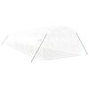 vidaXL Greenhouse with Steel Frame White 36 m² 12x3x2 m