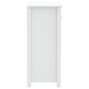 vidaXL Bathroom Cabinet BERG White 69.5x34x80 cm Solid Wood Pine