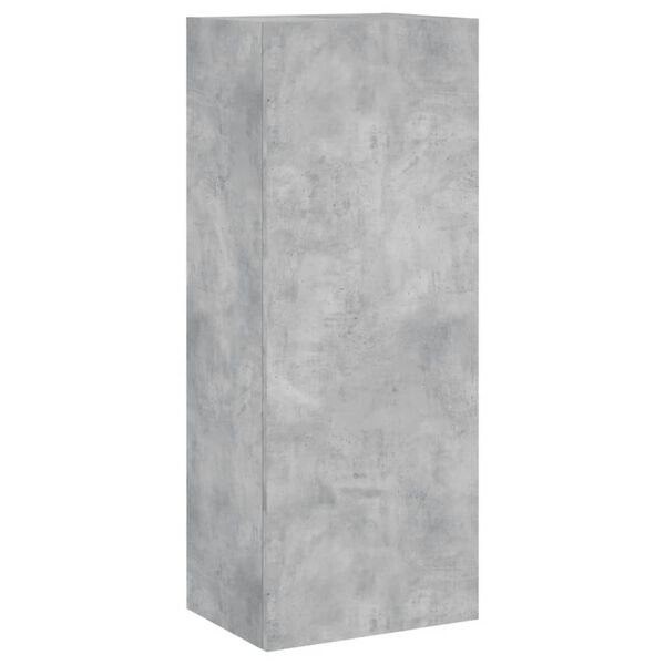 vidaXL TV Wall Cabinet Concrete Grey 40.5x30x102 cm Engineered Wood