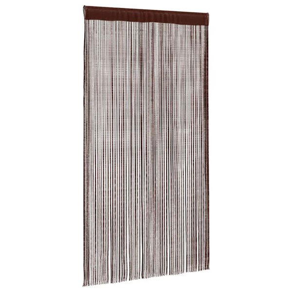 vidaXL String Curtains 2 pcs 140x250 cm Brown