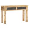 vidaXL Console Table with Drawers 120x35x75 cm Solid Mango Wood