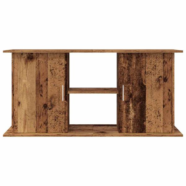 vidaXL Aquarium Stand Old Wood 121x41x58 cm Engineered Wood