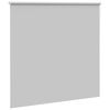 vidaXL Roller Blind Blackout Light Grey 155x150 cm Fabric Width 151.6 cm Polyester
