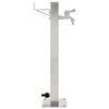 vidaXL Garden Water Column Stainless Steel Square 65 cm