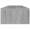 vidaXL Monitor Stand Grey Sonoma 100x24x13 cm Engineered Wood
