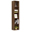vidaXL Book Cabinet Brown Oak 40x30x189 cm Engineered Wood