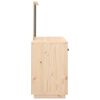 vidaXL Dressing Table Set with a Mirror Solid Wood Pine