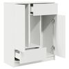 vidaXL Sideboard with Drawers and Doors White 73x31x90 cm
