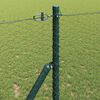 vidaXL Fence Post Grey 50 x 1.2 m (25 mm mesh) Steel and PVC