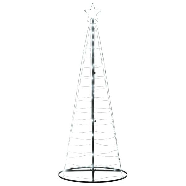 vidaXL LED Christmas Tree 200 LEDs Cold White 180 cm
