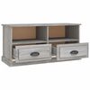 vidaXL TV Cabinet Grey Sonoma 93x35.5x45 cm Engineered Wood