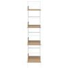 vidaXL 4-Layer Book Shelf Oak 60x27.6x124.5 cm Engineered Wood