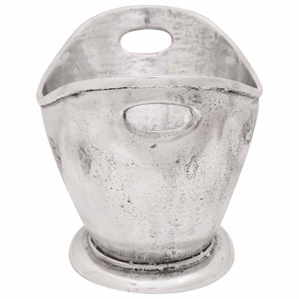 vidaXL Ice Bucket Silver 36 x 25 x 26 cm Aluminium