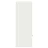vidaXL Parcel Drop Box with Storage White 41 x 38 x 103 cm Steel