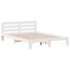 vidaXL Bed Frame without Mattress White 140x200 cm Solid Wood Pine