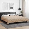 vidaXL Winter Duvet Taupe 240 x 200 cm Microfiber