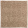 vidaXL Area Rugs Square Natural 120 x 120 cm