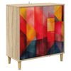 vidaXL Sideboard HEESCH Sonoma 69 x 33 x 75 cm Engineered Wood
