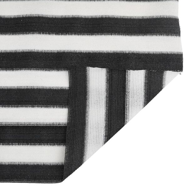 vidaXL Privacy Net Anthracite and White 1.8x50 m HDPE 195 g/m&sup2;