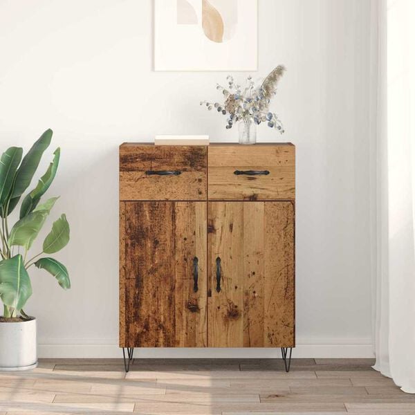 vidaXL Sideboard Old Wood 69.5 x 34 x 90 cm Engineered Wood