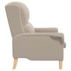 vidaXL Armchair Light grey 76 x 94 x 102 cm Sharpa Fabric