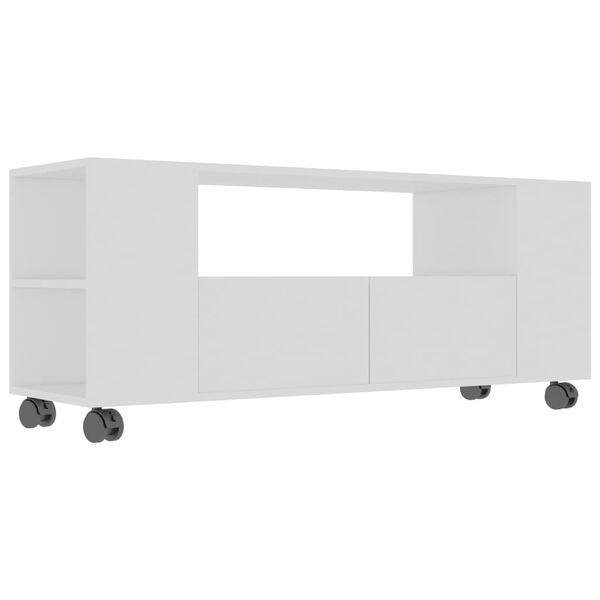 vidaXL TV Cabinet White 120x35x48 cm Engineered Wood