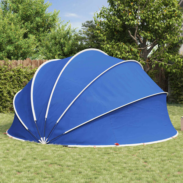 vidaXL Pool Dome Folding Manual Green 472 x 460 x 229 cm